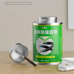 Liquid Insulation Tape Electrical Glue Cable Waterproof High Temperature Flame Retardant Fireproof Temperature Glue Sealers