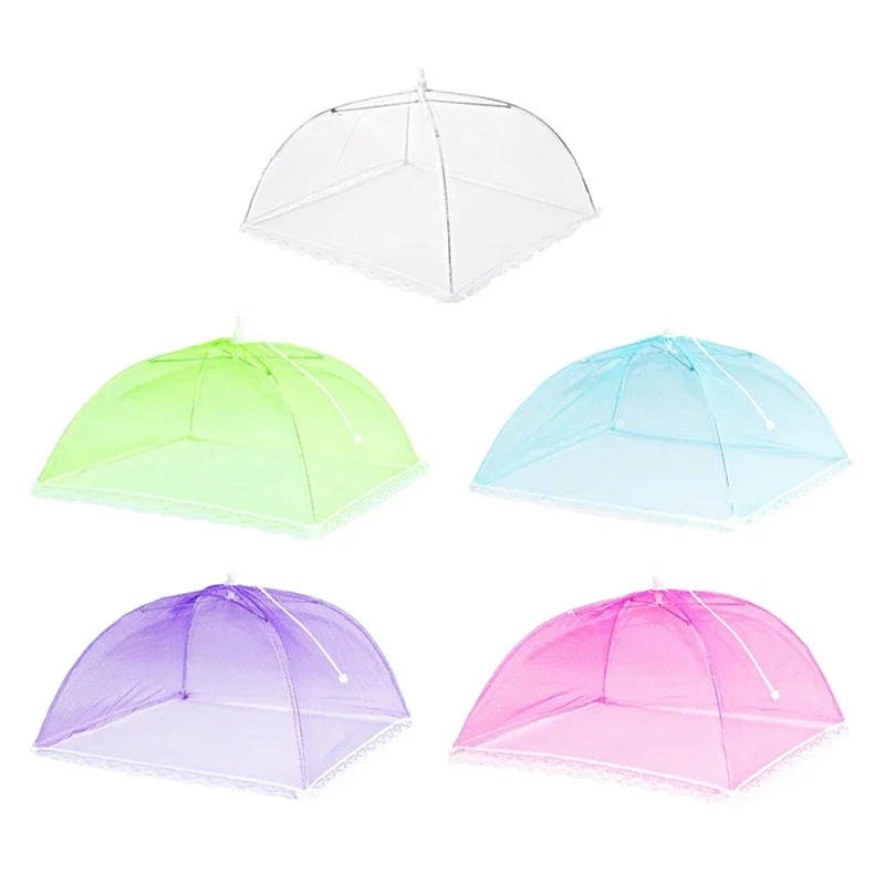 Description Picture 5 of itemFood Mesh Cover Folding Food Cover Tent Dome Net Umbrella Picnic Kitchen Mesh Anti Fly Mosquito Umbrella Kitchen Gadgets