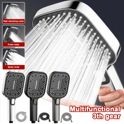 High Pressure Handheld Shower Head Extra Large Panel Powerful Shower Spray Sets Rain Shower Mixer Home Bathroom Accessories