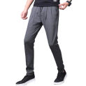 Casual Workout Pants Thin Men Leggings Elastic Waist Loose Lace-up Sweatpants  Pockets