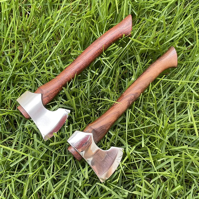 Description Picture 2 of itemTRSKT Mini Camping Small Outdoor Axe Tactical Axes Toy Axe Gift Wood Handle With Box Dropshipping