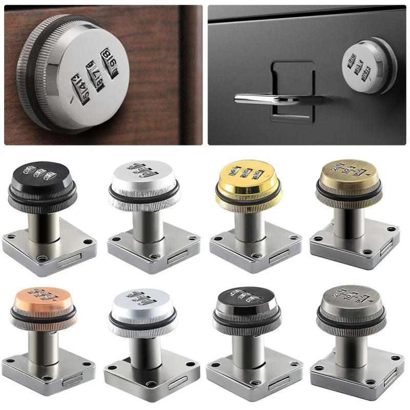 Description Picture 2 of itemPassword Lock Mechanical Lock Anti-theft Lock Locking Hasp Padlock Password Locking Thickened Zinc Alloy For Cupboard