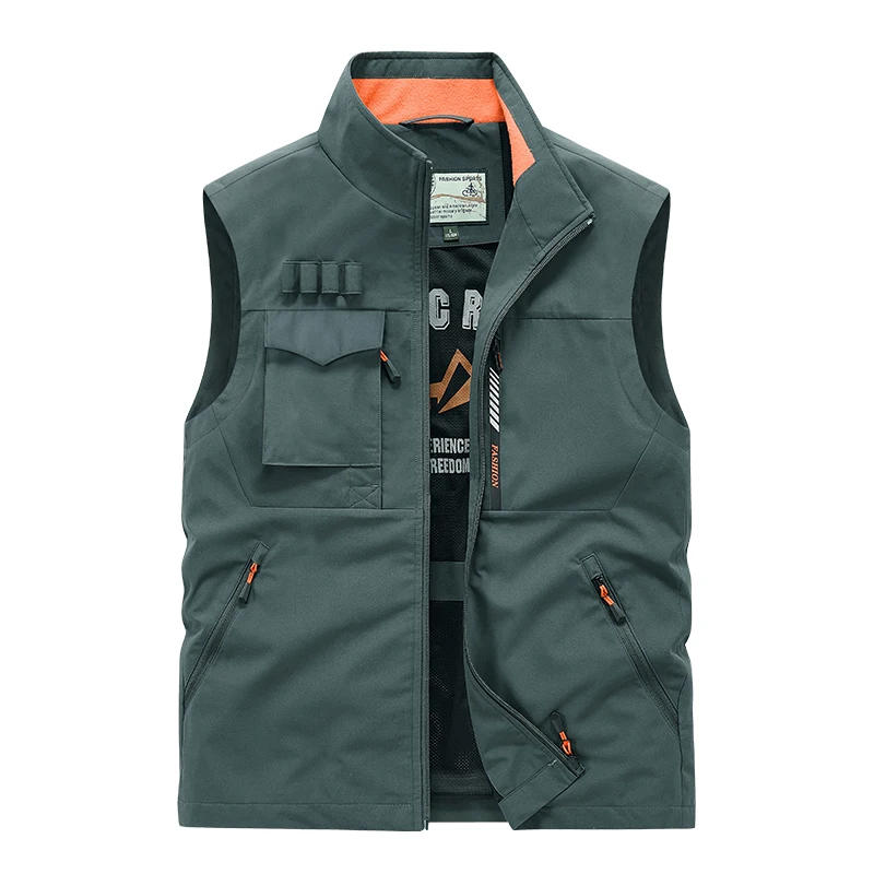 Description Picture 2 of itemSleeveless Jacket Fashion Fishing Vests For Men's Photography Casual Waistcoat 2024 Spring Autumn Outdoors Military Clothing