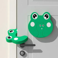 EVA Baby Safety Door Stop Children Protection Security Cabinet Locks Furniture Protection Card Finger Protector Door Stopper