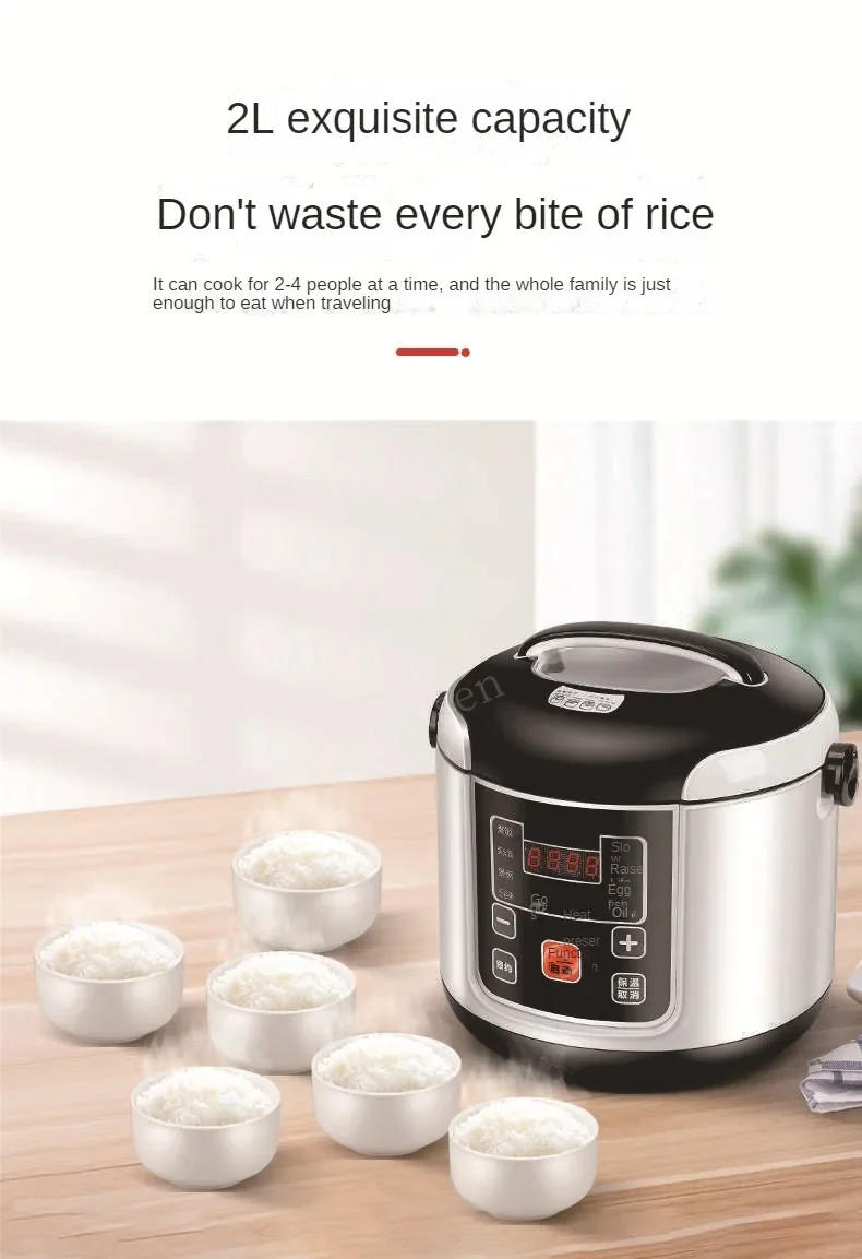Description Picture 6 of item12V 24V Mini Car Rice Cooker 1.6L car trucks electric soup porridge cooking machine food steamer warmer fast heating lunch box