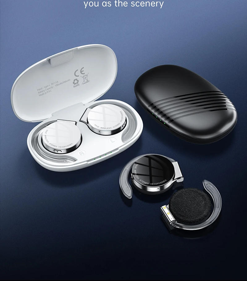 Description Picture 6 of itemF2 TWS Earphones Bluetooth Night Running Lights Wireless Earbud Headset Sports Ear Buds Noise Cancelling Comfortable Sleepphones