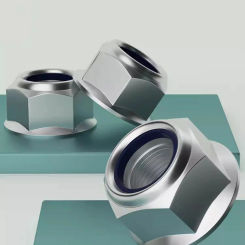 DIN6926 316 Stainless Steel Hex Flange Nylon Insert Lock Nut Self-locking Locknut