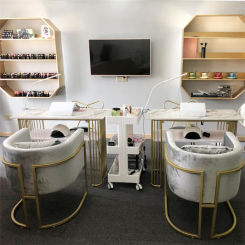 Cleaner Manicure Table Luxury Modern Makeup Professional Manicure Table Dressing Schmincktisch Nails Salon Furniture BL50MT