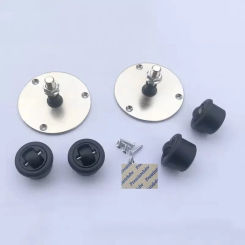 1Set Rotating Pivot With 4 Bottom Universal Built-in Casters For Tall Cabinet Corner Open Shelf