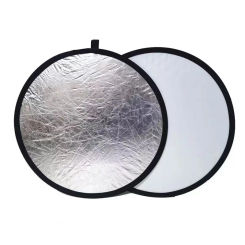 RF01 24" Reflector 5in1 30CM 60CM 80CM 110CM Silver White Gold Portable Collapsible Soft Light Round Photography for Studio 2in1