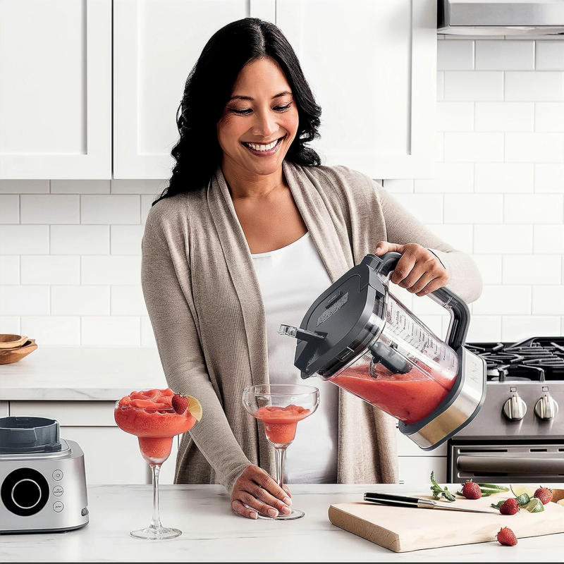 Description Picture 4 of itemLocking Lid Parts Accessories For Ninja Blender 72Oz XL Pitchers, Square Top Cover For BL610 BL710WM BN701 ( ONLY Lid )