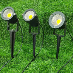 0.5M Wire Garden Decorative Lighting LED Lawn Lamps 5W10W15W Outdoor Waterproof Spiked Lawn Lights Path Spotlights AC110V220V24V