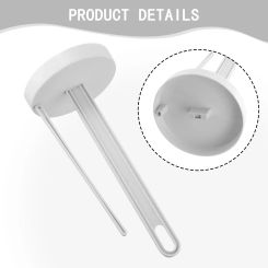 1pc Kitchen Roll Paper Towel Holder Tissue Stand Napkins Rack Portable Widened Top Suction Cups Home Kitchen Decoration Storage