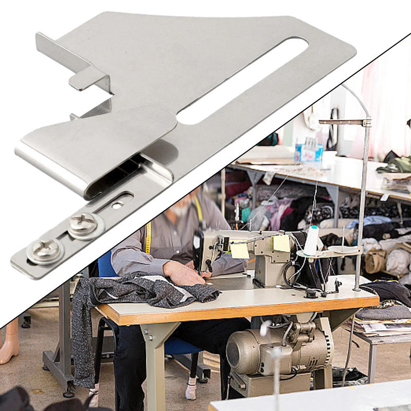 Description Picture 5 of itemAdjustable Fabric Guide Hemmer Device Fit 2 / 3 Needles Coverstitch Sewing Machine Accessories Single Down-turn Folder DY205