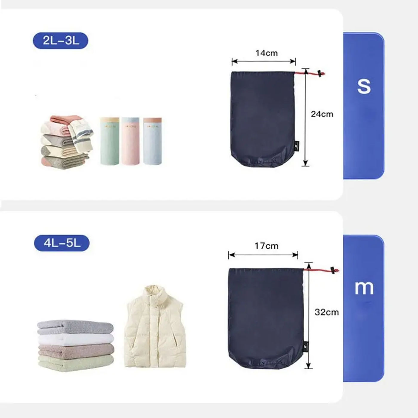 Description Picture 5 of itemUltralight Fitness Nylon Bag New Waterproof S/M/L/XL Travel Storage Bags Travel Kits Outdoor Camping Hiking