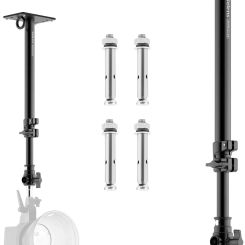 Camera Wall Ceiling Boom Arm Mount Light Stand Telescopic Bracket With 1/4" 3/8" Thread For DSLR Video Strobe Flash Ring Light
