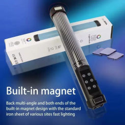 RGB Photographic Lighting 2700-7500K Magnet Photography Mini Handheld LED Light Stick Tube Stick Lamp For Video Vlog Fill Light