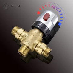Brass Constant Temperature Mixer Valve Faucet Temperature Controll For Solar Water Heater Valves Bathroom Kitchen Tap Accessory