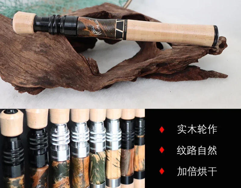 Description Picture 5 of itemAIOUSHI multifunctional catapult fishing rod 1.43m 5-section hollow fiberglass trout rod, easy to carry, 3A cork ultra-light,