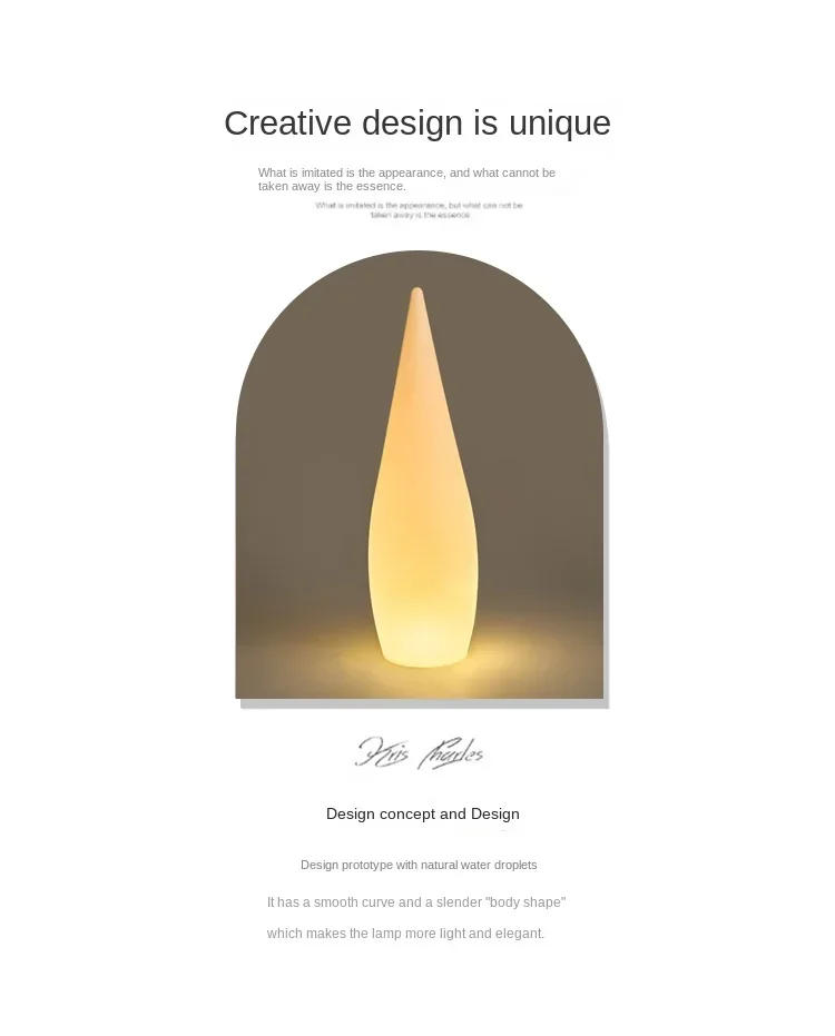 Description Picture 3 of itemOutdoor luminous water drop  floor solar garden  lawn camping atmosphere waterproof online celebrity.