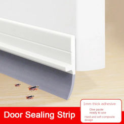 Flexible Door Seal Strip New Anti Collision PVC Window Weather Stripping Self Adhesive Soundproof Door Draft Stopper Door