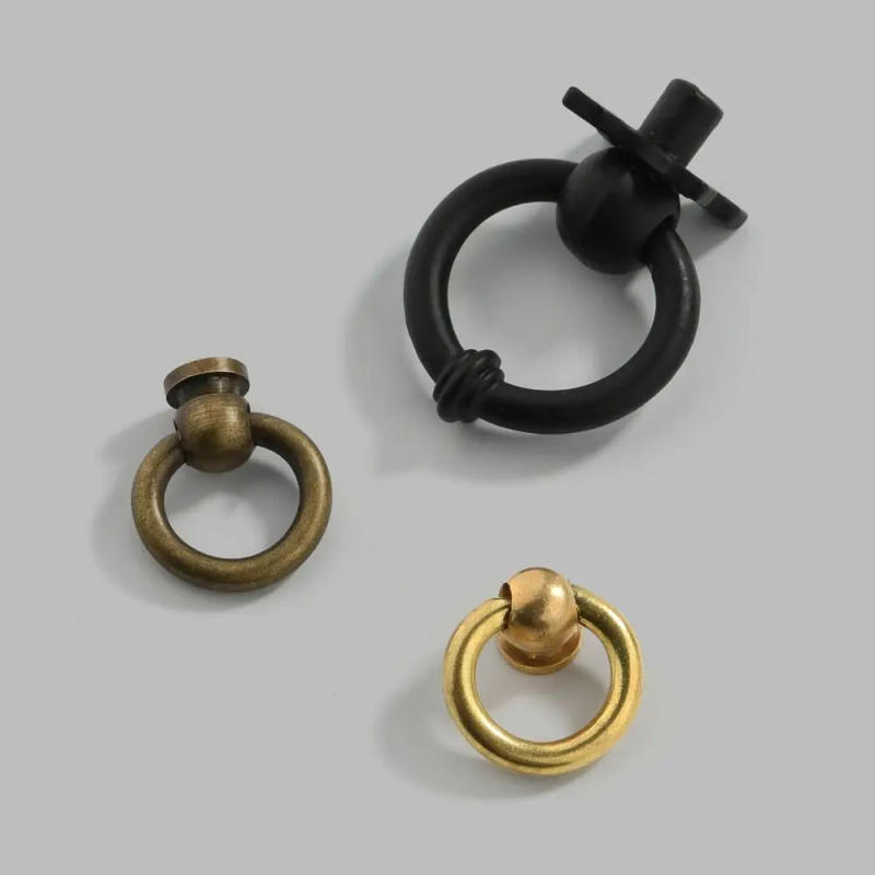 Description Picture 6 of itemZinc Alloy Vintage Door Handle Black/golden/bronze Easy To Install Antique Kitchen Knobs Single Hole Cabinet Drawer Accessories