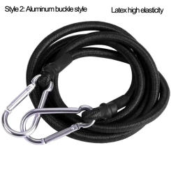 High Elastic Natural Latex Motorcycle Luggage Cord Bicycle Rubber Elasticity Band Rope Packaging Binding Tie Belt Length 1-3m