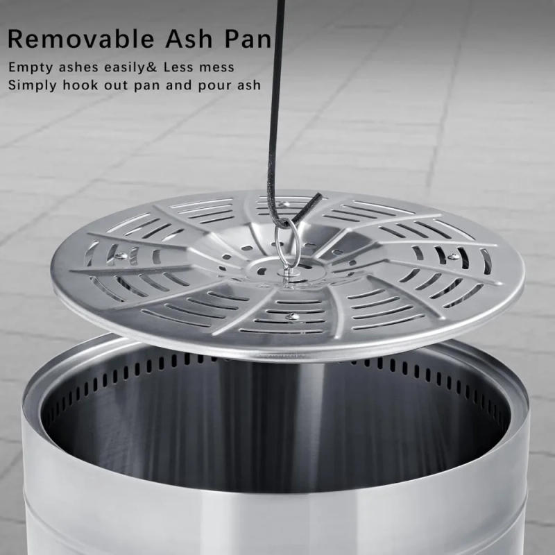 Description Picture 5 of item19.5 inch Smokeless Fire Pit with Carry Bag, Stainless Steel Outdoor Smokeless Firepit, Wood Burning Fire Pits for Camping, Bonf