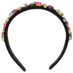 Pearl Headdress Diamond Hair Accessory Wide Hair for Woman Girl Decoration