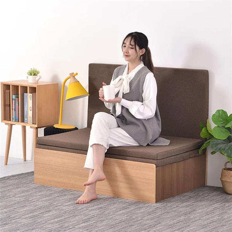 Description Picture 5 of itemMultifunctional Kraft Paper Folding Bed 120x210cm for Invisible Office Lunch Break Bidden Bed with Thick Memory Foam Mattress