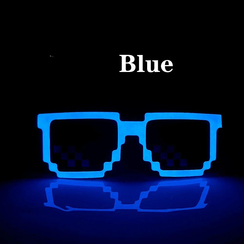 Description Picture 5 of itemFashion Colorful LED Glasses Glow Sunglasses EL Wire Neon Glasses Glow in The Dark Party Supplies Party Favors for Kids Adults