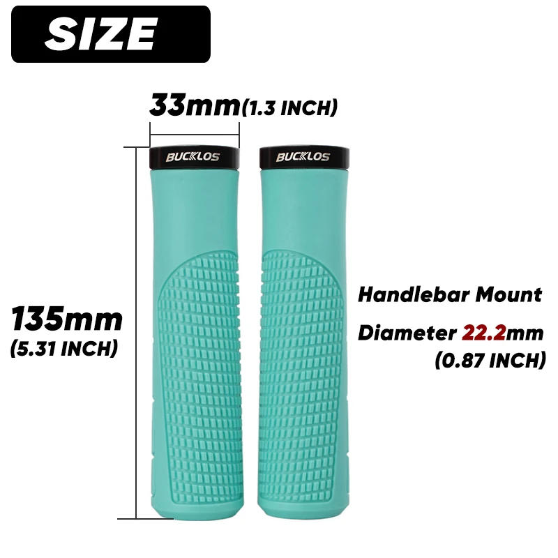 Description Picture 4 of itemBUCKLOS Mountain Bike Handlebar Grip Soft Rubber MTB Grips Anti-skid Comfortable Lockable Bicycle Grips Ultralight Bike Parts