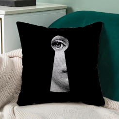 Throw Pillow Covers Decorative Piero Fornasetti Case for Pillow With Anime Pillowcase 40*40 Cute Pillows Room Cushions Cover Bed