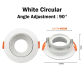White circular