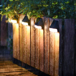 Solar Powered Lamp  Outdoor LED Solar Wall Light Waterproof Garden Light Streetlight Fence Stairs Villa Stairway Decorativa Lamp