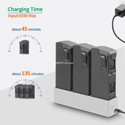 Two-Way Battery Charging Hub for Avata 2 Drones Batteries with Storage and Fast Modes New Dropship