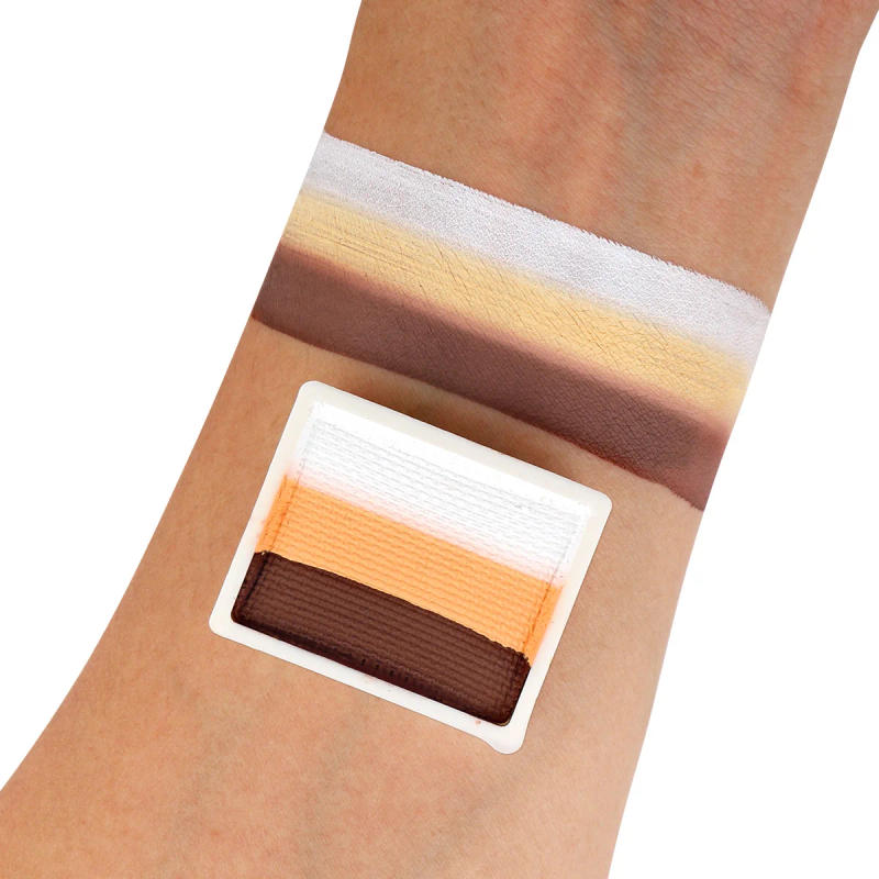 Description Picture 6 of itemBowitzki Professional Flower Fairy Face Paint And Body Paint for Kids Adults 12x10gm One Stroke Split Cake Rainbow Halloween