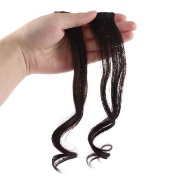 Natural Women Air Bangs Blend Synthetic French Fake Hair Bangs Clip In Hair Extensions Hairpiece Hair Side Fringe