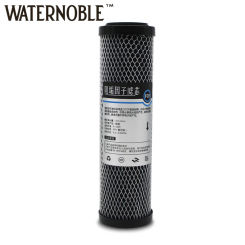 Waternoble 10 Inch Universal Anti-scaling Sintering Coconut Shell Activated Carbon Rod Filter Cartridge for Limescale Reduction
