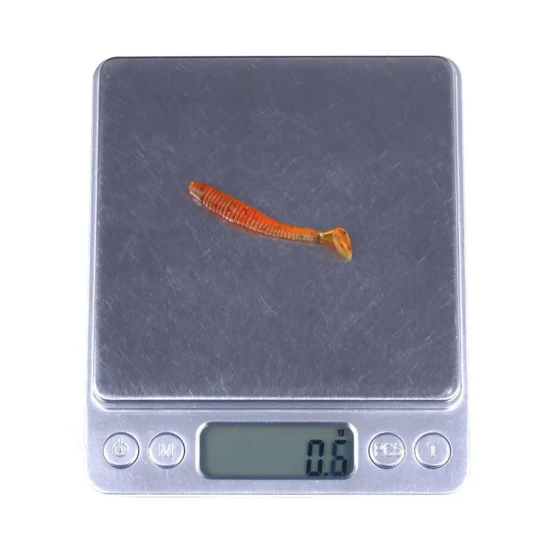 Description Picture 6 of itemFishing Lure Soft Tail Bait Set Grub Worm Swimbaits Silicone Wobblers Pesca Bass Carp Fishing Tackle Random Color 50/100Pcs