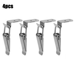 Supply Useful Latch Draw Loaded Replace 90° Accessory Clamp Clip Set Silver Spring Stainless Steel Toggle Tools