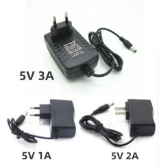 AC110V 220V to DC5V 1A 2A 3A Transformer Power Supply LED Driver Adapter 5 Volt  5V Converter Charger For LED Strip Lights