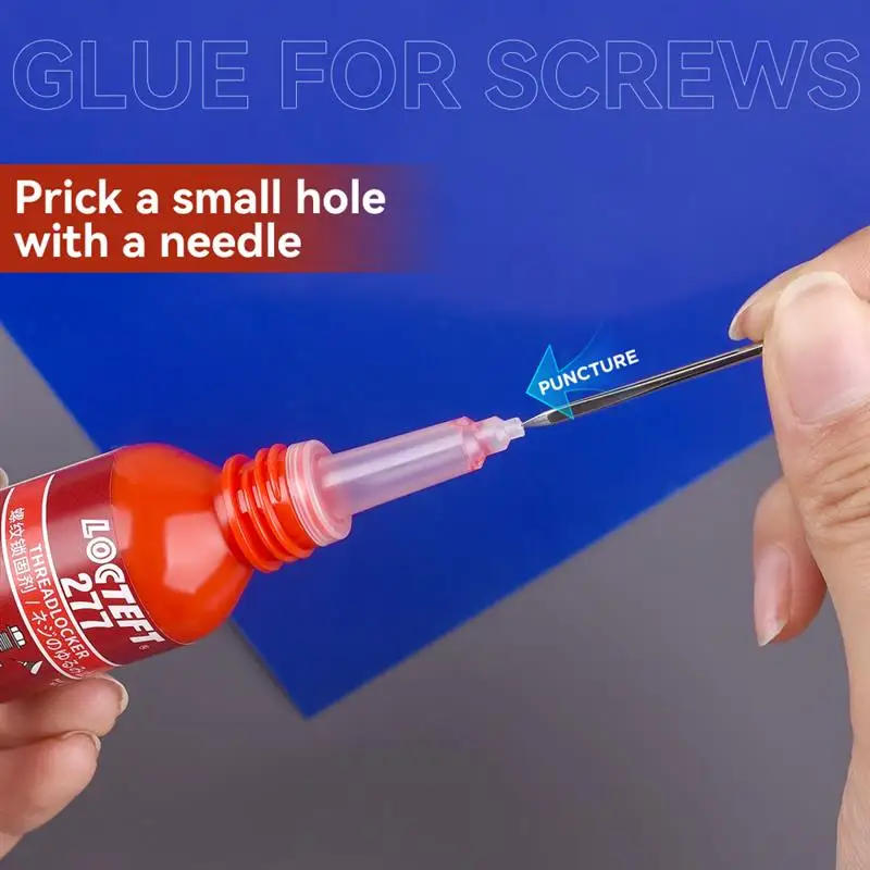 Description Picture 6 of item10ml Threadlocker Loctites 222 242 243 262 263 271 272 277 290 Blue Screw Glues Thread Locking Agents Anaerobic Glues Anti Loose