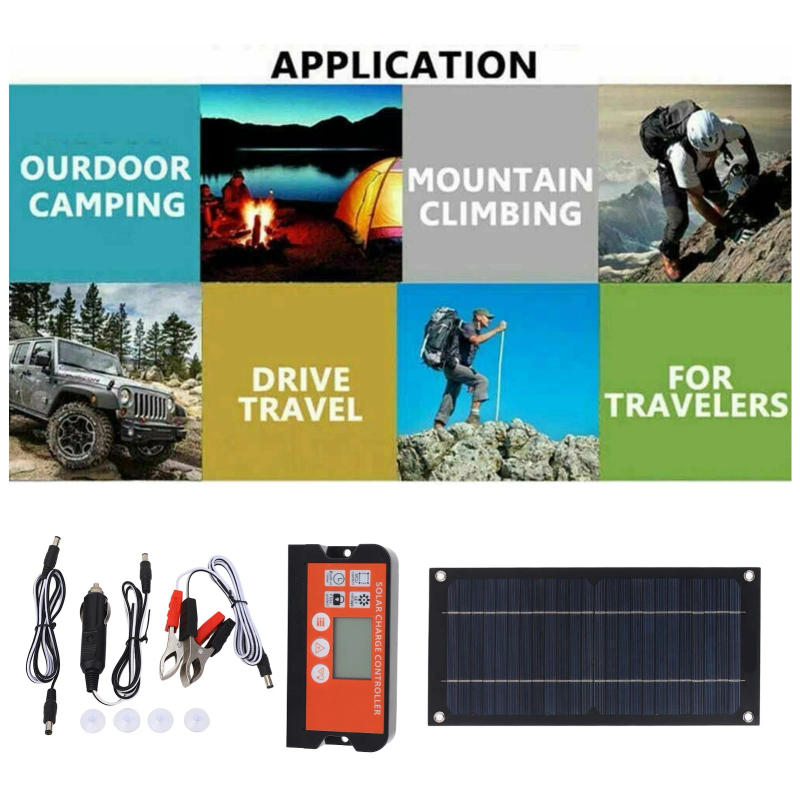 Description Picture 4 of itemSolar Panel Kit High Conversion Rate Portable 600W Panel Charger 100A High Output Efficiency for Outdoor Camping Agriculture