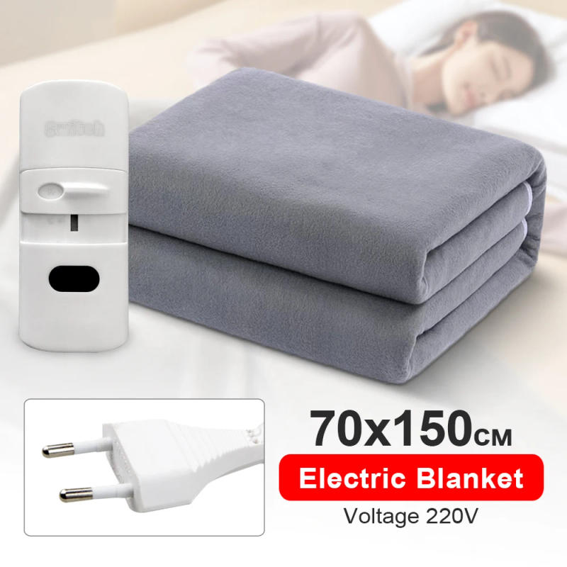 Description Picture 2 of item220V EU Electric Blanket Thicker Heaters 70*150cm Home Bed Sheet Thermal Mat Heating Mattress Winter Thermostat Body Warmer Pads