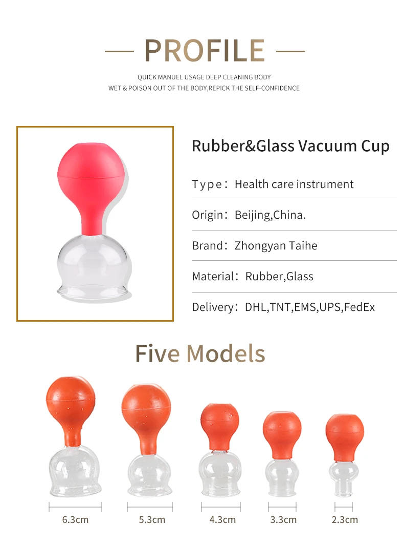 Description Picture 4 of itemZhongyan Taihe Brand Household Glass Cupping Medical Dehumidification Tool  Anti Cellulite Massager  Cupping