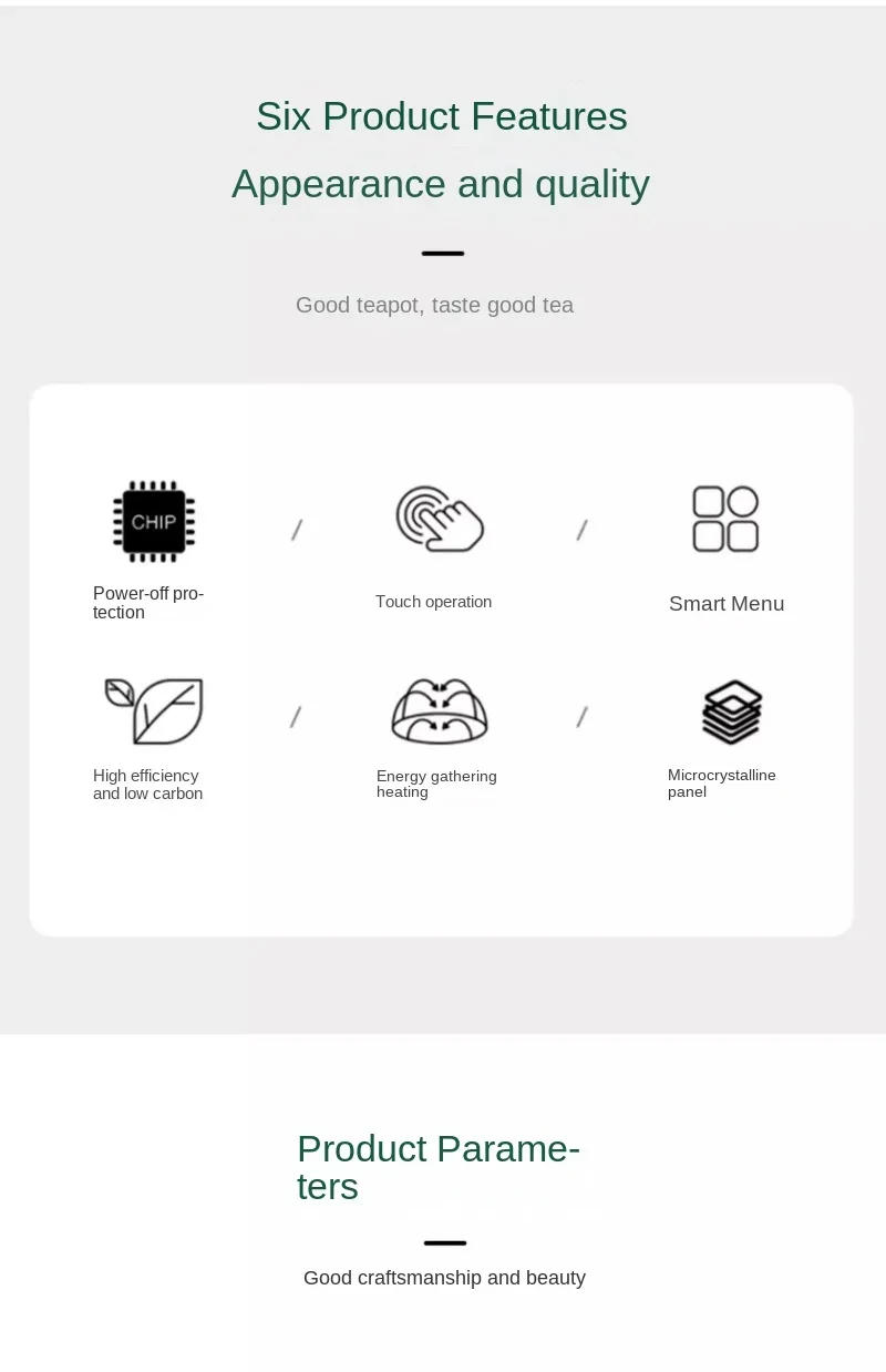 Description Picture 4 of item110v electric ceramic stove, American and Japanese mini tea boiler, electric tea stove, kettle, small household appliances