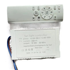 LED Fan Light Driver Input VoltageAC85-265V Remote Control Power Supply Dimming Transformer For LED Strip Light DC 72V Motor 24V