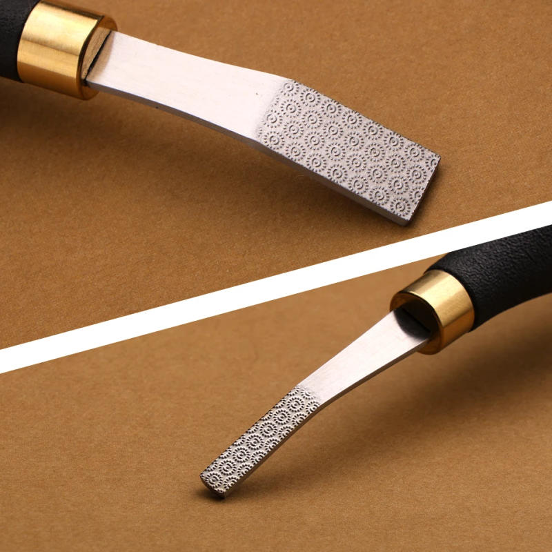 Description Picture 6 of itemMIUSIE 1PC Silicone Handle Rough File Leather Tool DIY Leather Surface Edge Treatment Polished Rough Sun Grain ,3/5mm