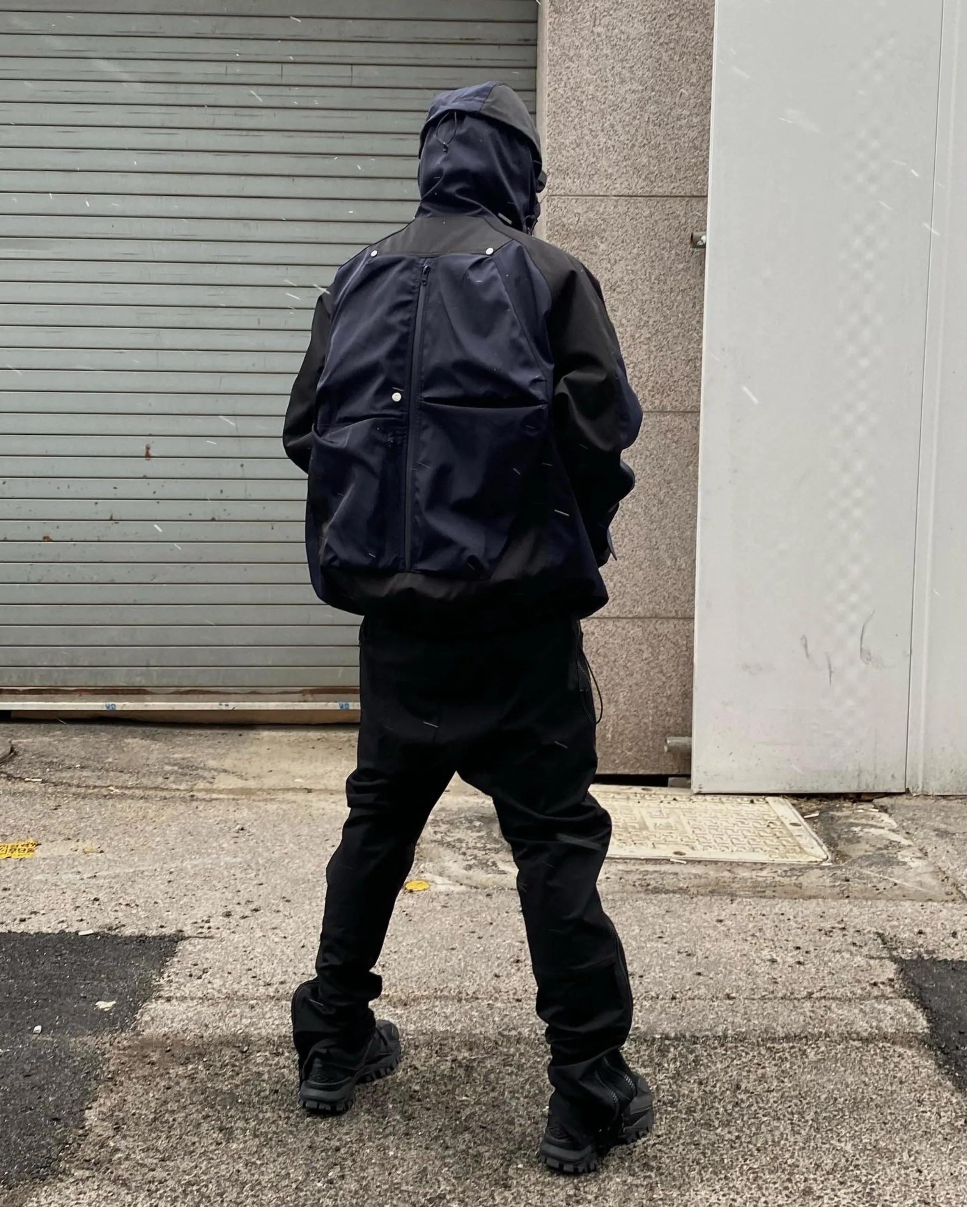 Description Picture 3 of itemOveralls For Man High Street Side Double Zipper Functional Trendy Assault Long Pants Vibe Niche Brand 2024 New Spring Summer